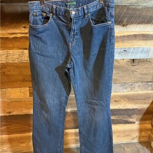 Women’s Blue Straight-Leg Jeans